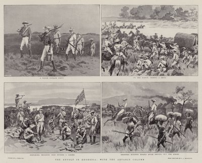 The Revolt in Rhodesia, with the Advance Column by Joseph Nash